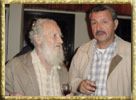 El Sr. Ferrero y el escultor Dn. Luis Arias