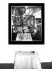 "Lgrimas en blanco y negro", acrlico sobre tela, 120x100 cm, Olga Dorado, 2010