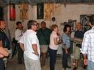 Visita al taller de don  Fabio Brenes