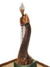 Espíritu del agua, cocobolo, 150x40x36