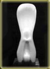 Recogiendo Estrellas,Mrmol Blanco, 2000,50x20x12 cm.