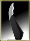 Encuentro de Luna 1,Mármol Blanco y Basalto, 2004,90x20x8 cm.