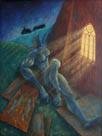 "Luz y fortaleza" acrílico sobre lienzo