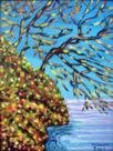"Arbol de luz", acrílico sobre lienzo