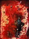 "Irak!" micta sobre tela - resina, 2002