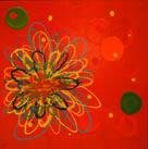 "Enegía en rojo" acrílico, 2010