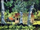 "Parcela en Puerto Viejo" acrílico,1986