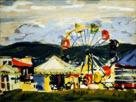 "Plaza Víquez" óleo, 1984